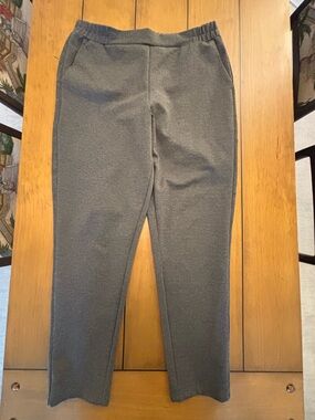 Gray Knit Pull-On Pants by Lole